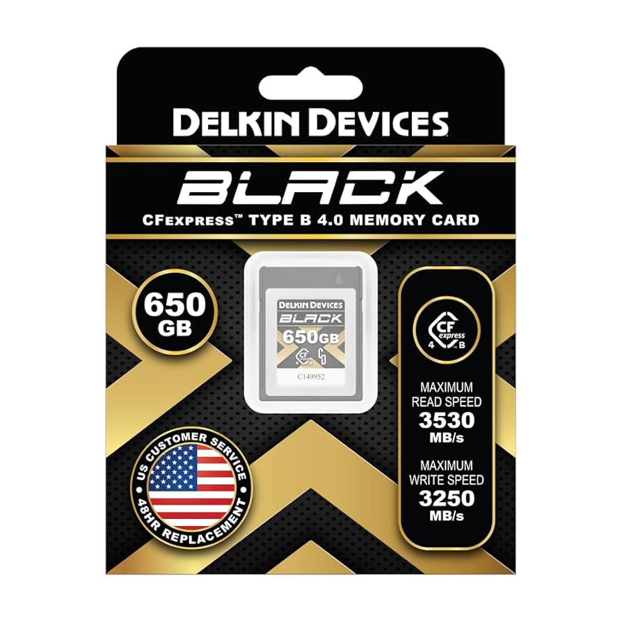Amazon.com: Delkin Devices Black 650GB CFexpress 4.0 Type B